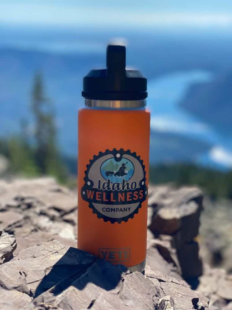 Idaho Wellness Company Yeti water bottle